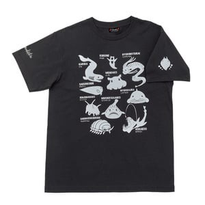 がまかつ フィッシングウェア Tシャツ(深海生物) GM3678  S  スモークブラック