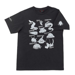 がまかつ フィッシングウェア Tシャツ(深海生物) GM3678  M  スモークブラック