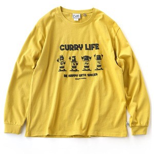 gym master トップス(メンズ) 7.2oz CURRY LIFE ロンティー  M  イエロー(11)