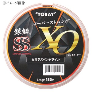 東レモノフィラメント 道糸 銀鱗SS XO(スーパーストロング エックス・オー) 150m  2号  エクストラマットオレンジ