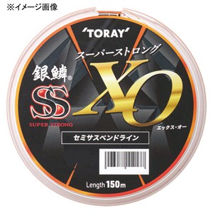 東レモノフィラメント 道糸 銀鱗SS XO(スーパーストロング エックス・オー) 150m  2.5号  エクストラマットオレンジ