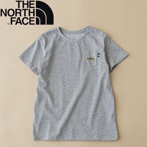 ザ・ノース・フェイス トップス Kid’s S/S POCKET TEE(ショートスリーブ ポケット ティー)キッズ  120cm  ミックスグレー(Z)