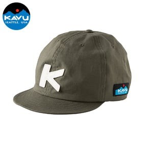 KAVU  【24春夏】キッズ リップストップ ベースボール キャップ  ONE SIZE  オリーブ