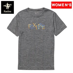 Foxfire トップス(レディース) Women’s TS EX ストレッチ ロゴ ティ- ウィメンズ  M  020(グレー)