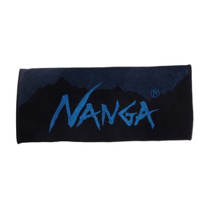 ナンガ  NANGA LOGO FACE TOWEL(ナンガ ロゴ フェイスタオル)  BLU  フリー