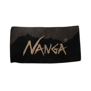 ナンガ  NANGA LOGO BATH TOWEL(ナンガ ロゴ バスタオル)  BEG  フリー