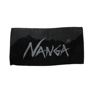 ナンガ  NANGA LOGO BATH TOWEL(ナンガ ロゴ バスタオル)  GRY  フリー