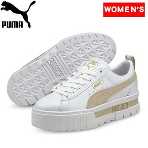 PUMA シューズ・スニーカー 【24春夏】MAYZE LTH(メイズ レザー)/ウィメンズ スニーカー  23.0cm  PUMA WHITE-PEYOTE