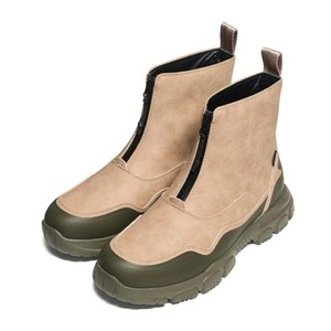 シャカ アウトドアブーツ・長靴 TREK ZIP BOOTIE AT(トレックジップブーティAT)/フロントジップブーツ  28cm  TAUPE×ARMY