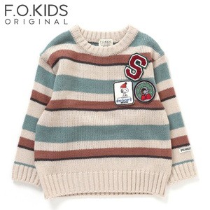 F.O.KIDS トップス PEANUTS3色3柄ニット スヌーピー コラボ  120  RA