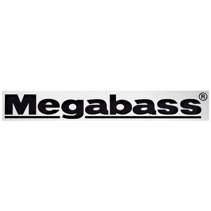 メガバス  カッティングステッカー Megabass  10cm  ブラック