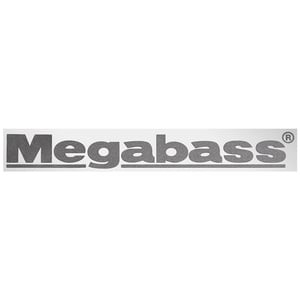 メガバス  カッティングステッカー Megabass  40cm  シルバー