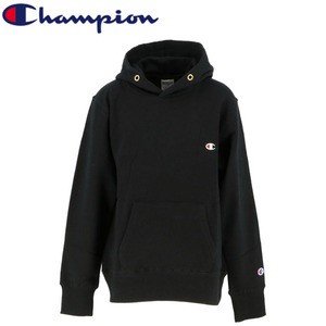 チャンピオン トップス ジュニア プルオーバー PULLOVER HOODED SWEATSHIRT  140  ブラック(090)