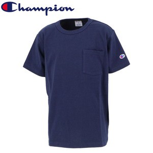 チャンピオン トップス ジュニア Tシャツ BASIC T-SHIRT  140  ネイビー(370)