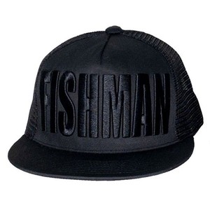 Fishman(フィッシュマン) フィッシングウェア メッシュフラットキャップ  フリー  ブラック