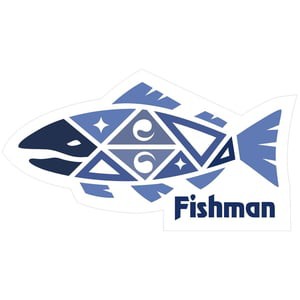 Fishman(フィッシュマン)  アミュレットフィッシュ ステッカー  大 