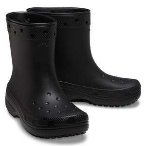 クロックス アウトドアブーツ・長靴 【24春夏】CLASSIC RAIN BOOT(クラシック レインブーツ)  28cm(M10)  Black