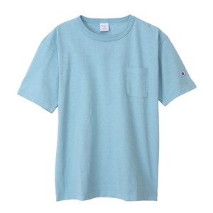 チャンピオン トップス(メンズ) ショートスリーブ ポケット Tシャツ(T1011)  L  ブルーグレー