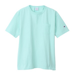 チャンピオン トップス(メンズ) ショートスリーブ ポケット Tシャツ(T1011)  L  ミント