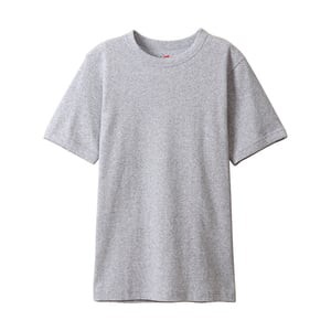 ヘインズ トップス(メンズ) ビーフィー リブ Tシャツ  M  ヘザーグレー