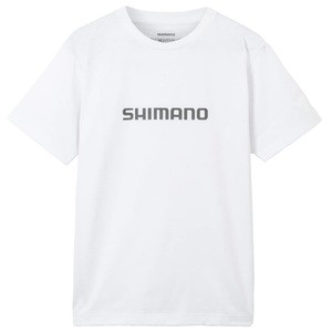 シマノ フィッシングウェア SH-021W ドライロゴTシャツショートスリーブ  L  ホワイト
