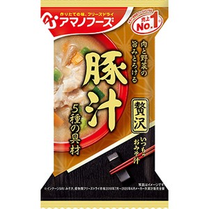 アマノフーズ  いつものおみそ汁贅沢 豚汁(10食入)  