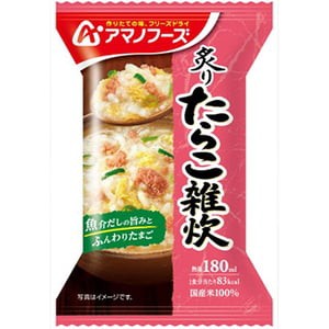 アマノフーズ  炙りたらこ雑炊(4食入)  