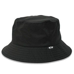 KiU 帽子 UV&RAIN BUCKET HAT  フリー  ブラック