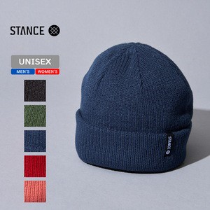 STANCE 帽子 ICON 2 BEANIE SHALLOW(アイコン 2 ビーニー シャロー)  ONE SIZE  NAVY