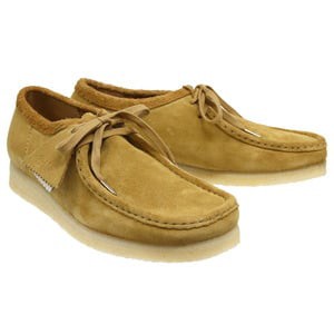 クラークス スニーカー Wallabee(ワラビー)  25.5cm  Oakmoss Suede