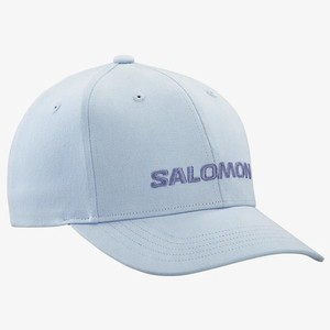 サロモン 帽子 SALOMON LOGO CAP(サロモン ロゴ キャップ)  FREE  C.BLUE/E.MANOR