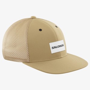 サロモン 帽子 TRUCKER FLAT CAP(トラッカー フラット キャップ)  M/L  KELP