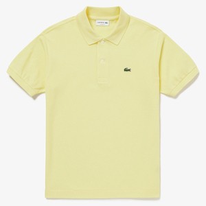 LACOSTE トップス(メンズ) L.12.12 ポロシャツ(無地・半袖)メンズ  5(Lサイズ)  イエロー