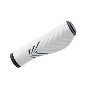 CYCLE PRO 自転車用品 MTBエルゴグリップ サイクル/自転車  130mm  W(ホワイト)×BK(ブラック)