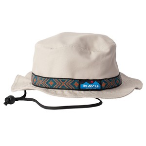 KAVU 帽子 Organic Strap Bucket(オーガニック ストラップ バケット)  S  ストーン