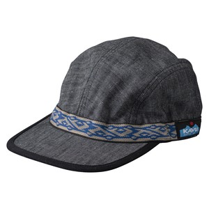 KAVU 帽子 Dungaree Strap Cap(ダンガリー ストラップキャップ)  ONE SIZE  ブラック