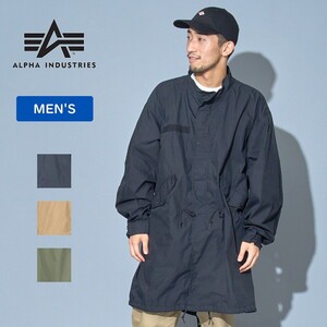 ALPHA INDUSTRIES アウター(メンズ) ALPHA M-65 COAT C/N POPLIN  M  BLACK