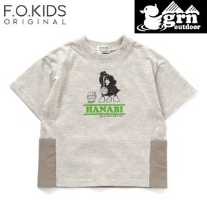 F.O.KIDS トップス Kid’s grn outdoorコラボ ダックローイラストTee キッズ  120  アイボリー