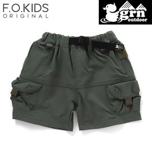 F.O.KIDS パンツ Kid’s grn outdoorコラボ TEBURA SHORTS mini キッズ  130  カーキ