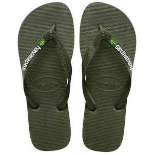 havaianas  Brasil Logo(ブラジルロゴ)/ビーチサンダル  25/26cm  3058(Moss/Moss)