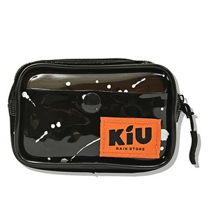 KiU ウォレット・ポーチ PVC POUCH Medium  フリー  スプラッシュブラック