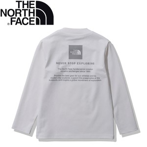 ザ・ノース・フェイス トップス 【24春夏】K L/S SUNSHADE TEE(ロングスリーブ サンシェードティー)キッズ  100cm  オフホワイト(OW)