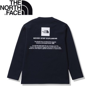 ザ・ノース・フェイス トップス 【24春夏】K L/S SUNSHADE TEE(ロングスリーブ サンシェードティー)キッズ  100cm  アーバンネイビー(UN)