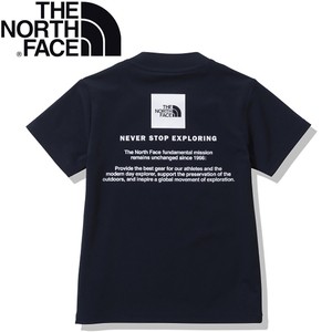 ザ・ノース・フェイス トップス 【24春夏】K S/S SUNSHADE TEE(ショートスリーブ サンシェードティー)キッズ  120cm  アーバンネイビー(U