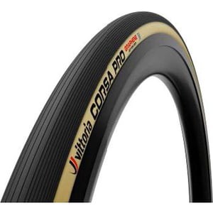 vittoria 自転車タイヤ・チューブ Corsa Pro TLR フックレス非対応 700C タイヤ サイクル/自転車  24-622  ブラック×パラ