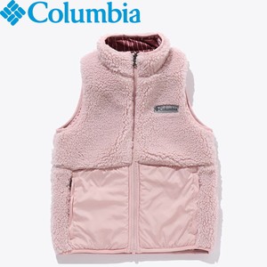 コロンビア アウター HAKATAI REVERSIBLE VEST(ハカタイ リバーシブル ベスト)ユース  L  626(Dusty Pink×Beetr P)