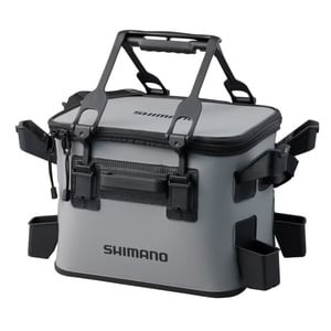 シマノ タックルバッグ BK-024W ロッドレスト タックルバッグ (レスト4/ハードタイプ)  22L  グレー