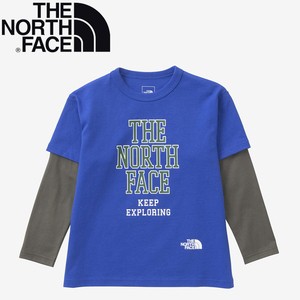 ザ・ノース・フェイス トップス Kid’s LTS PIKA TEE キッズ  100cm  TNFブルー(TB)