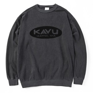 KAVU トップス(メンズ) オーバル スウェット(コンフォートカラーズ)  M  ペッパー