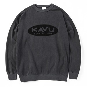 KAVU トップス(メンズ) オーバル スウェット(コンフォートカラーズ)  L  ペッパー